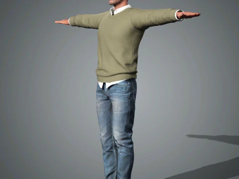 Nikolaj Coster-Waldau Character 3D Model