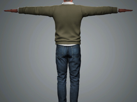 Nikolaj Coster-Waldau Character 3D Model