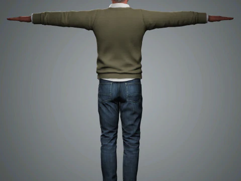 Nikolaj Coster-Waldau Character 3D Model