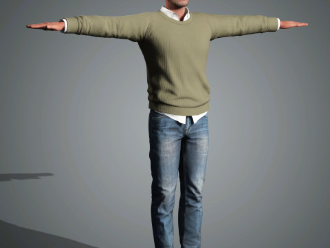 Nikolaj Coster-Waldau Character 3D Model