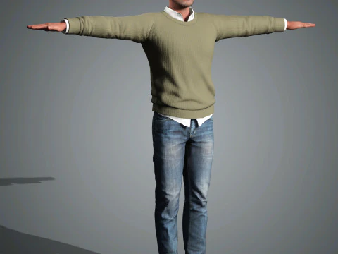 Nikolaj Coster-Waldau Character 3D Model