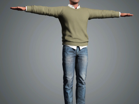 Nikolaj Coster-Waldau Character 3D Model