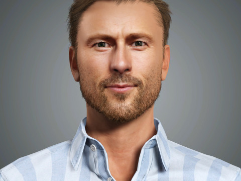 Glen Powell Character Model 3D