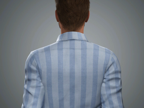 Glen Powell Character 3D मॉडल