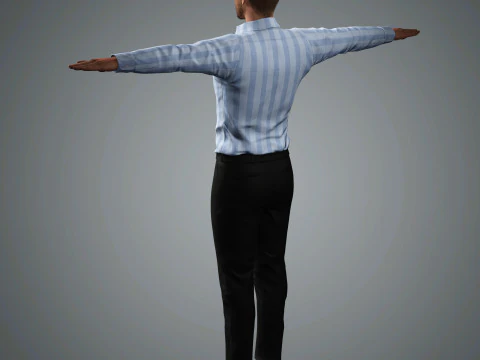 Glen Powell Character 3D Model