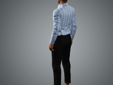 Glen Powell Character 3D मॉडल