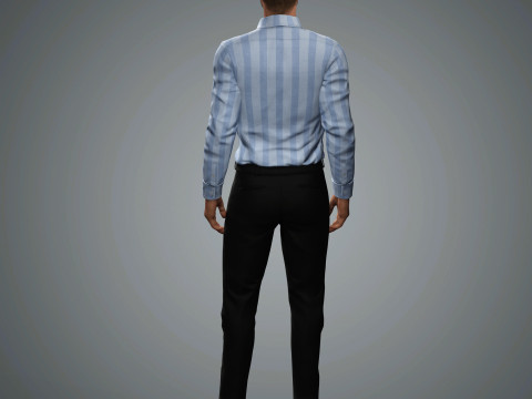 Glen Powell Character 3D मॉडल