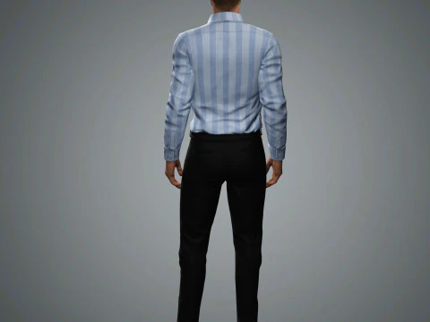 Glen Powell Character 3D Model