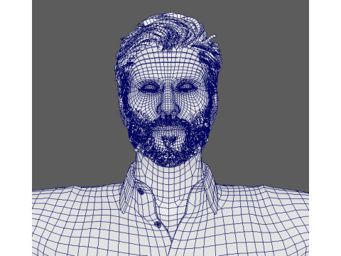 Glen Powell Character 3D मॉडल