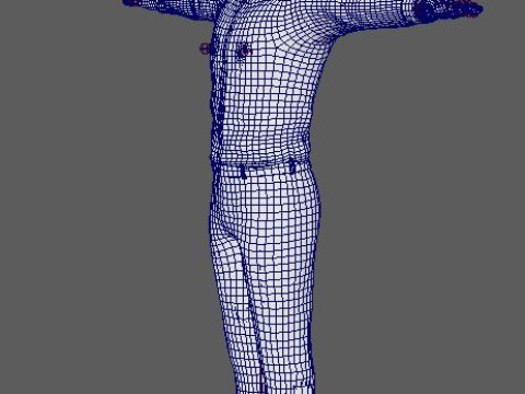 Glen Powell Character 3D मॉडल