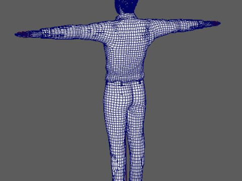 Glen Powell Character 3D मॉडल