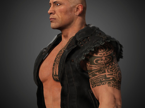 Dwayne Johnson Character 3Dモデル