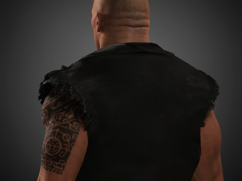 Dwayne Johnson Character 3Dモデル