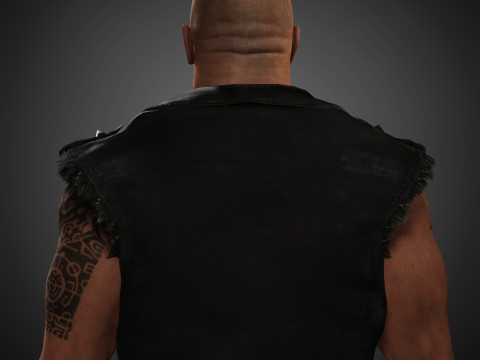 Dwayne Johnson Character 3Dモデル
