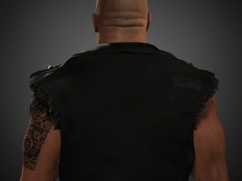Dwayne Johnson Character 3D Model