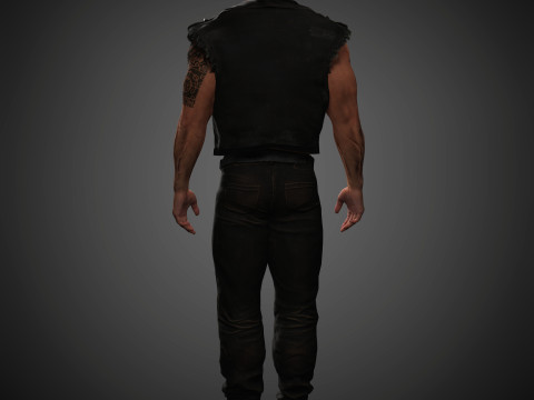 Dwayne Johnson Character 3Dモデル