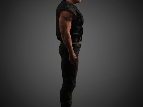 Dwayne Johnson Character 3Dモデル