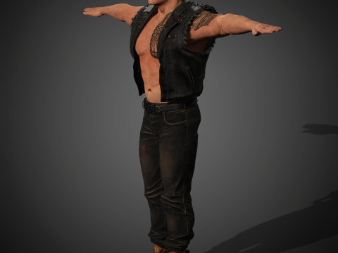 Dwayne Johnson Character 3Dモデル