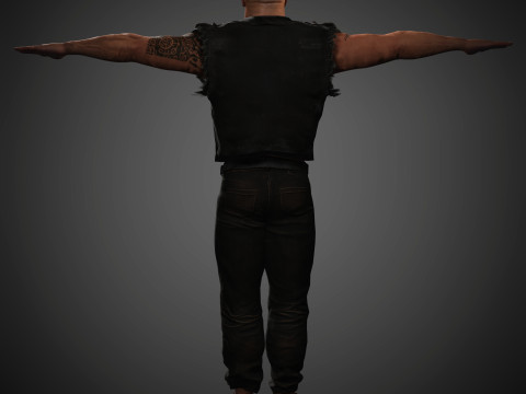 Dwayne Johnson Character 3Dモデル