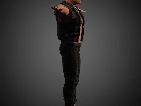 Dwayne Johnson Character 3Dモデル