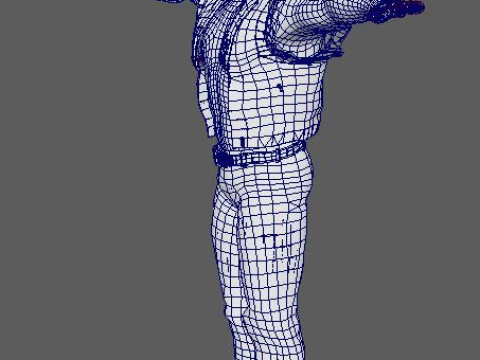 Dwayne Johnson Character 3D Model
