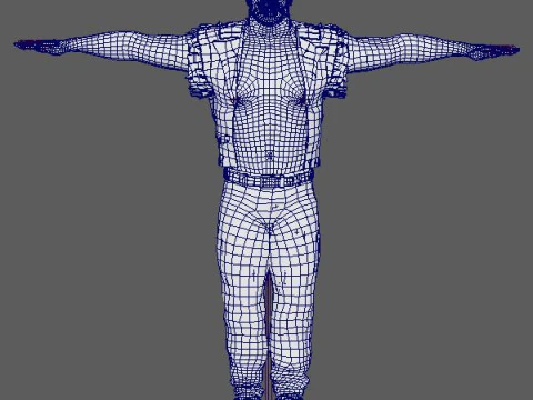 Dwayne Johnson Character 3D Model