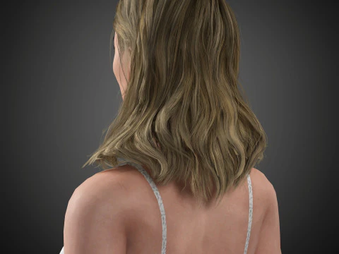 Elizabeth Debicki Character 3D Model