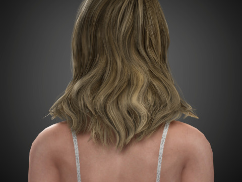 Elizabeth Debicki Character Model 3D