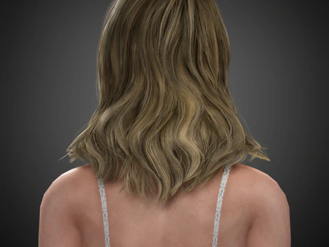 Elizabeth Debicki Character 3D Model