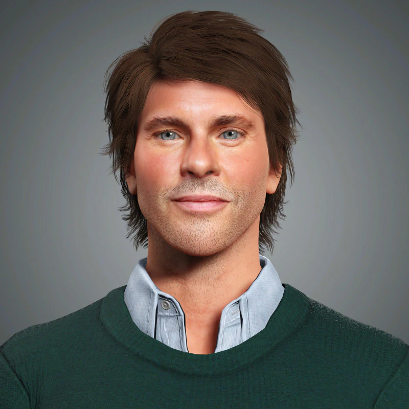 James Marsden Character 3D Model .c4d .max .obj .3ds .fbx .stl .blend