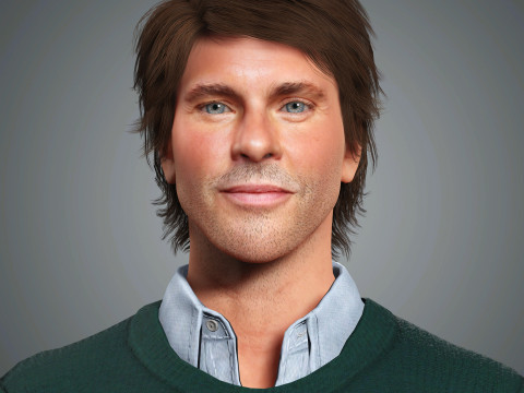 James Marsden Character Modèle 3D