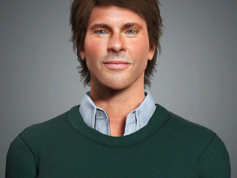 James Marsden Character 3D Model
