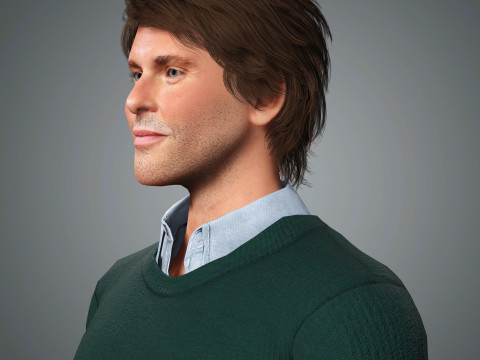 James Marsden Character 3D 모델