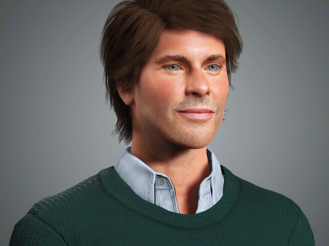 James Marsden Character 3D 모델