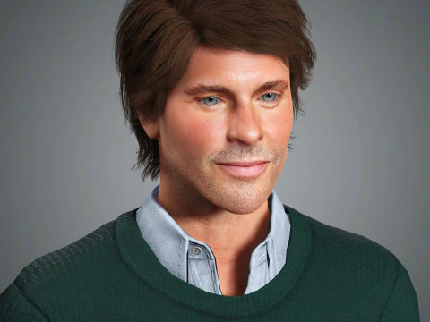 James Marsden Character 3D Model