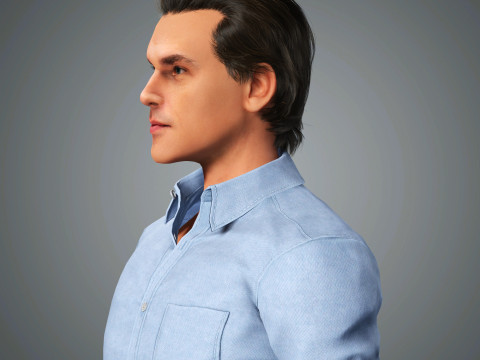Finn Wittrock Character 3D 모델