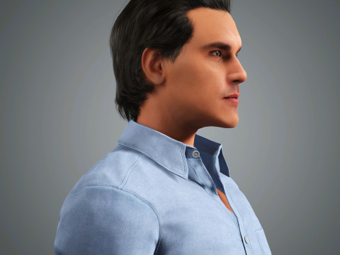 Finn Wittrock Character 3D 모델