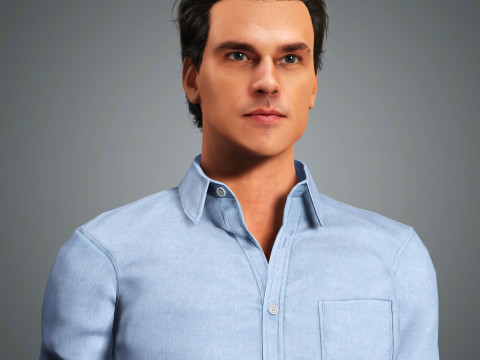 Finn Wittrock Character 3D 모델