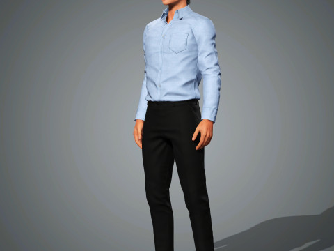 Finn Wittrock Character 3D 모델