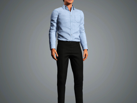 Finn Wittrock Character 3D 모델