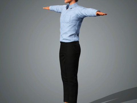 Finn Wittrock Character 3D 모델