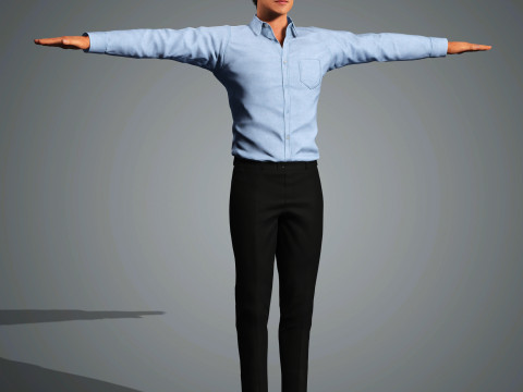 Finn Wittrock Character 3D 모델