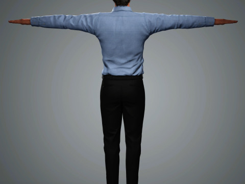 Finn Wittrock Character 3D 모델