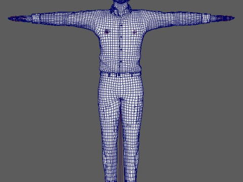 Finn Wittrock Character 3D 모델