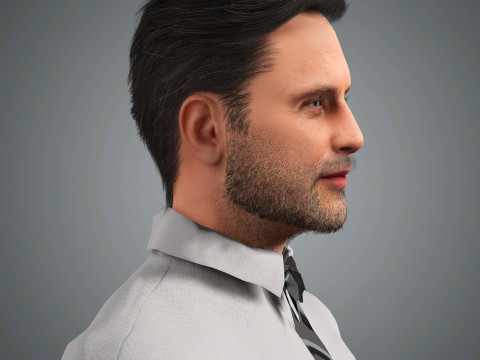 Andrew Lincoln Character Model 3D
