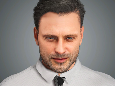 Andrew Lincoln Character Model 3D