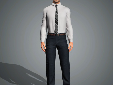 Andrew Lincoln Character Model 3D