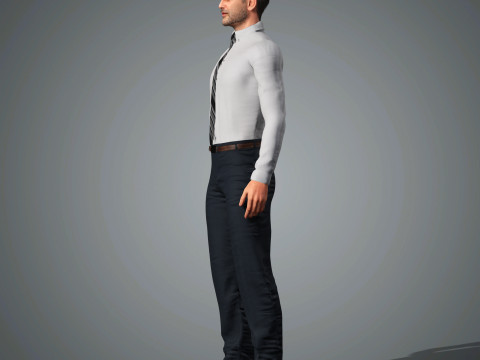 Andrew Lincoln Character Model 3D