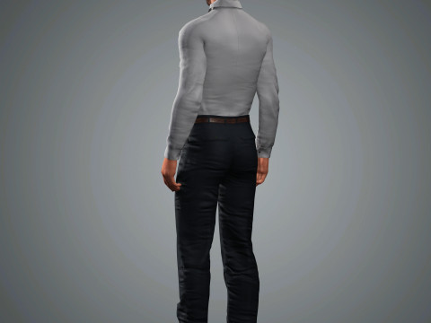 Andrew Lincoln Character Model 3D