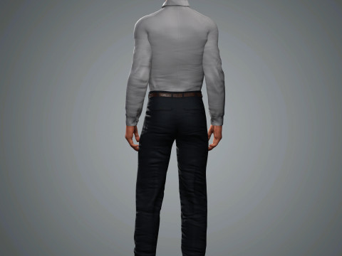 Andrew Lincoln Character Model 3D
